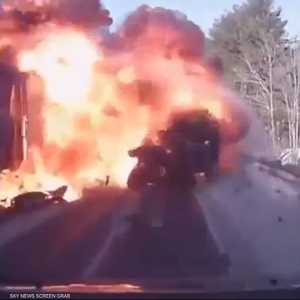 "اصطدام ناري" يفوق مشاهد أفلام الحركة