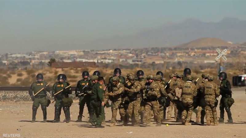 قوات أمنية وعسكرية أميركية على حدود المكسيك