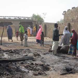 صورة أرشيفية لهجوم سابق نفذته جماعة بوكو حرام