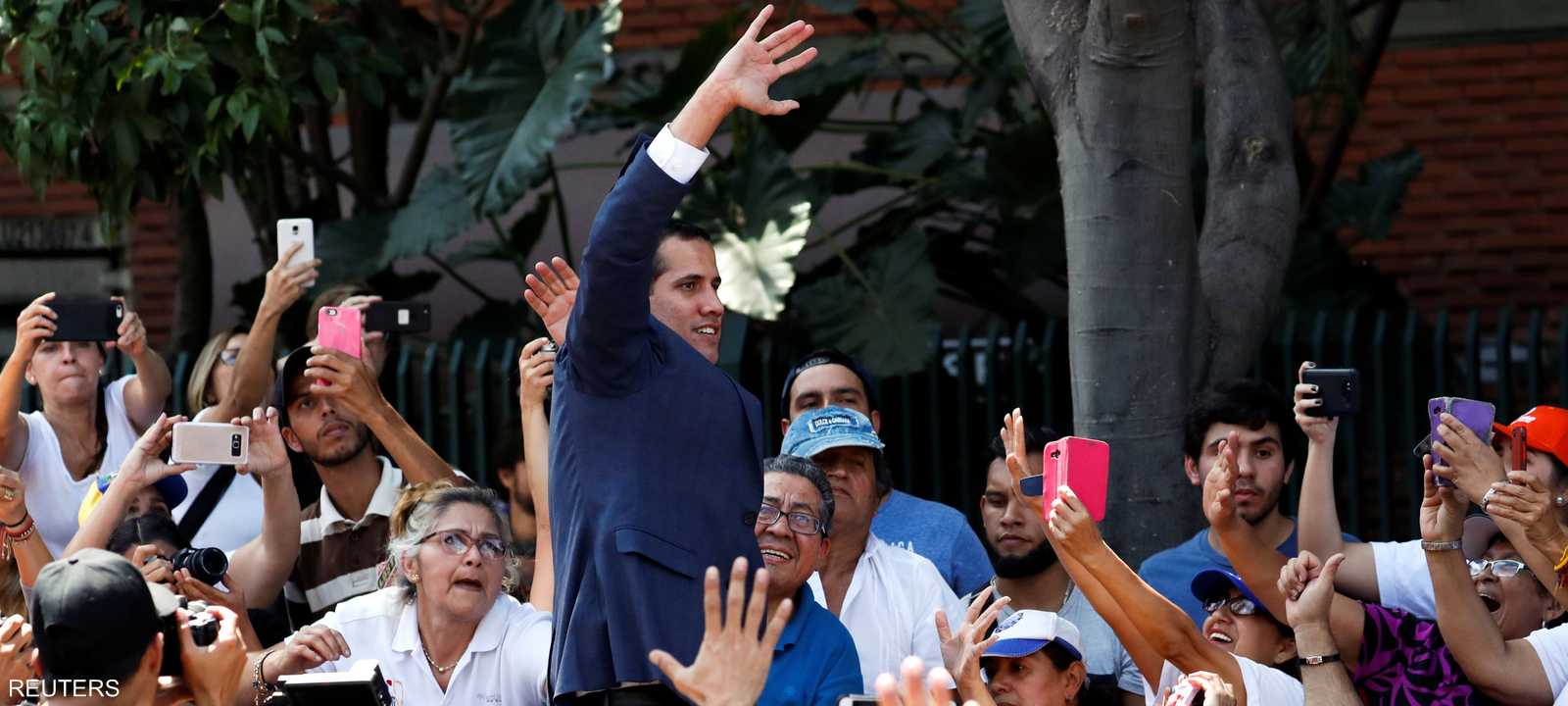 زعيم المعارضة ورئيس البرلمان الفنزويلي خوان غوايدو