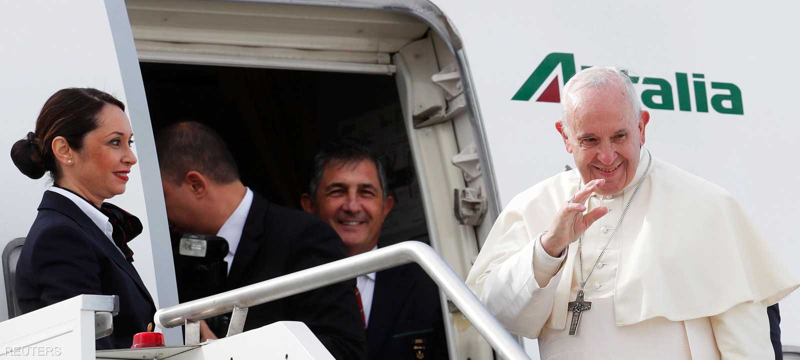 سيصل البابا فرنسيس مساء الأحد إلى أبوظبي