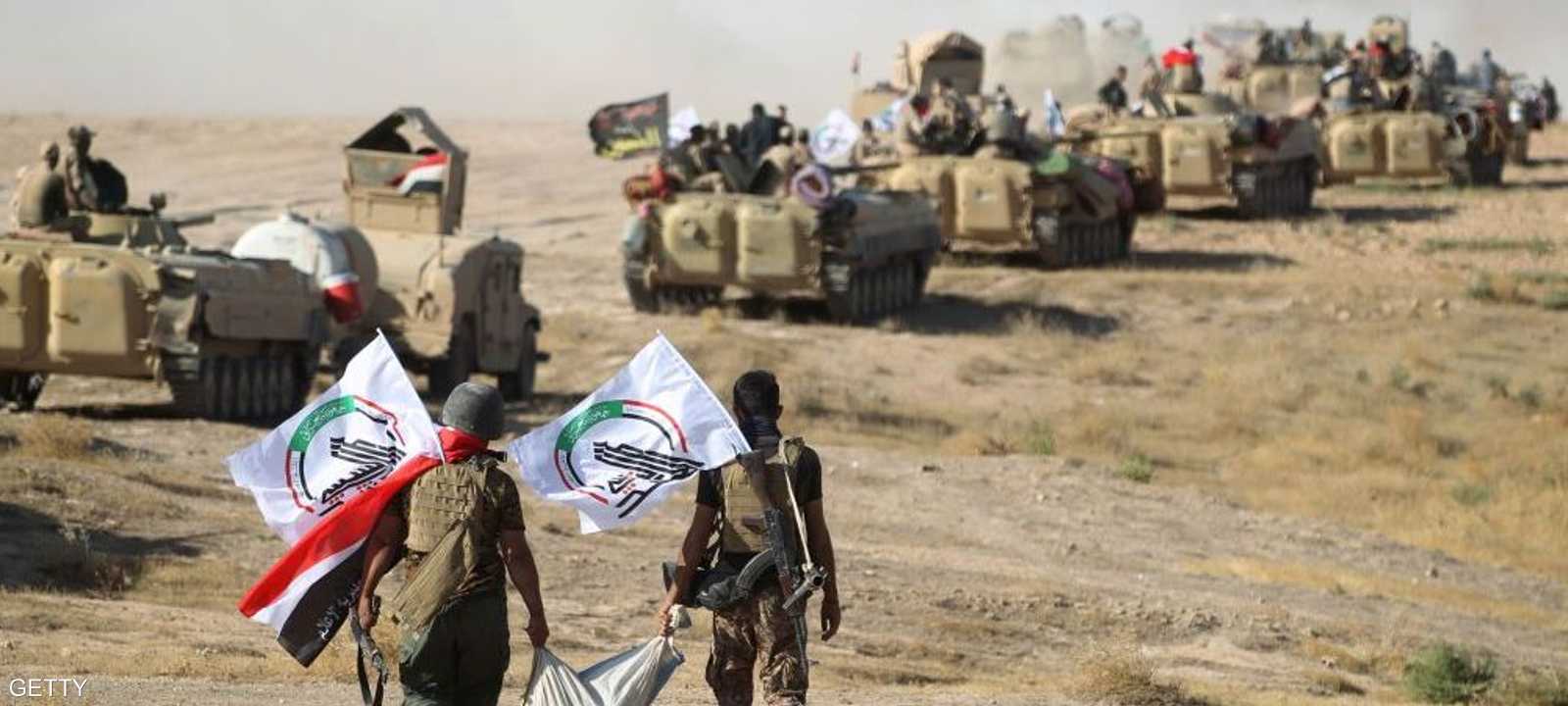 مسلحون من ميليشيات الحشد الشعبي في لقطة أرشيفية