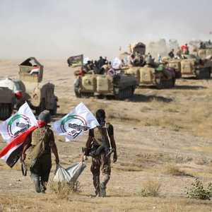 مسلحون من ميليشيات الحشد الشعبي في لقطة أرشيفية