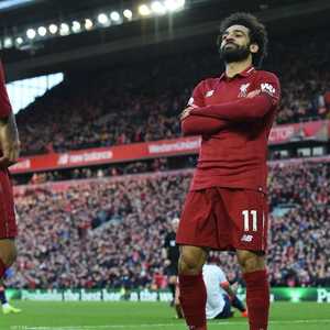 سجل الدولي المصري صلاح آخر هدف في اللقاء