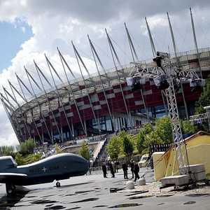 الملعب الوطني في وارسو مكان انعقاد مؤتمر الشرق الأوسط