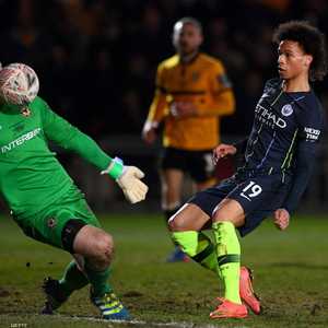 افتتح ليروي ساني التسجيل بتسديدة قوية من زاوية ضيقة