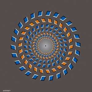 تحريك الرأس للأمام والخلف وثبات الجسم يحرك الأشكال بالصورة
