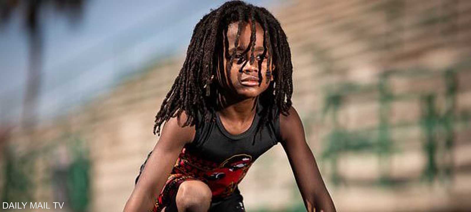 الطفل البرق.. ينوي تحطيم كل الأرقام القياسية في سباق 100 متر