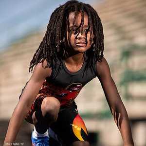 الطفل البرق.. ينوي تحطيم كل الأرقام القياسية في سباق 100 متر