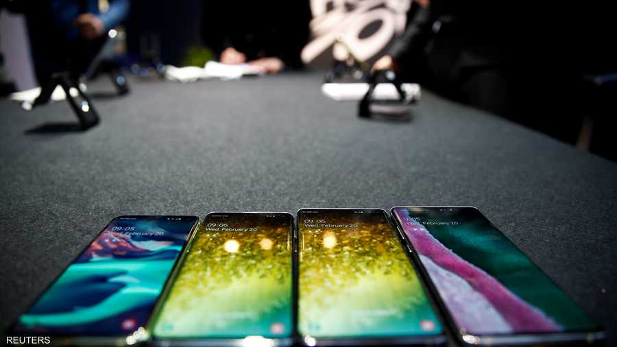 عرضت سامسونغ مجموعة من هواتفها الجديدة مثل "غالاكسي إس 10 إي" و"إس 10" و"إس 10 بلس".