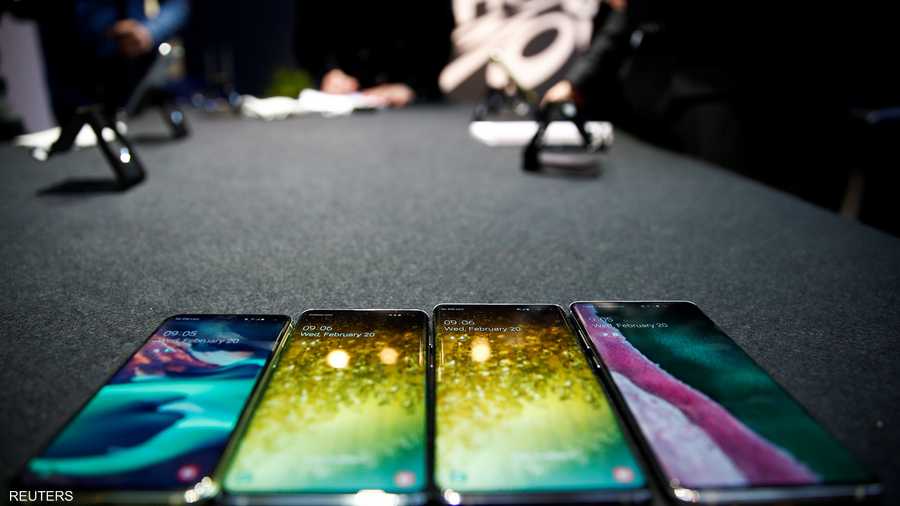 عرضت سامسونغ مجموعة من هواتفها الجديدة مثل "غالاكسي إس 10 إي" و"إس 10" و"إس 10 بلس".
