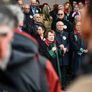 اعتبر محتجون أن أحكام القضاء تؤشر لنهاية حرية الصحافة بتركيا