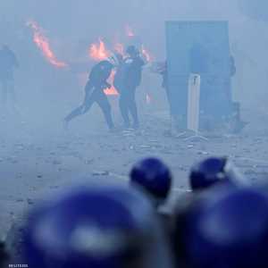 جانب من الاحتجاجات