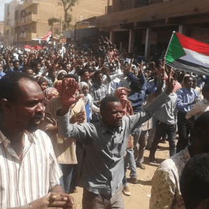 تظاهرات حاشدة في سوق أم درمان