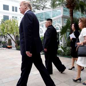 ترامب وكيم غادرا مكان انعقاد القمة