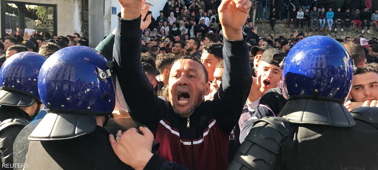 جانب من التظاهرات التي شهدتها الجزائر الجمعة
