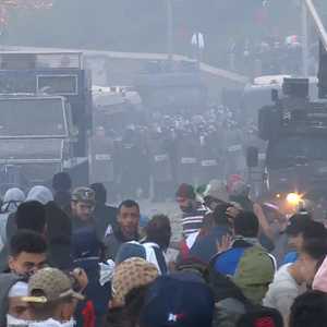 الصور الأولى للمواجهات قرب قصر الرئاسة بالجزائر