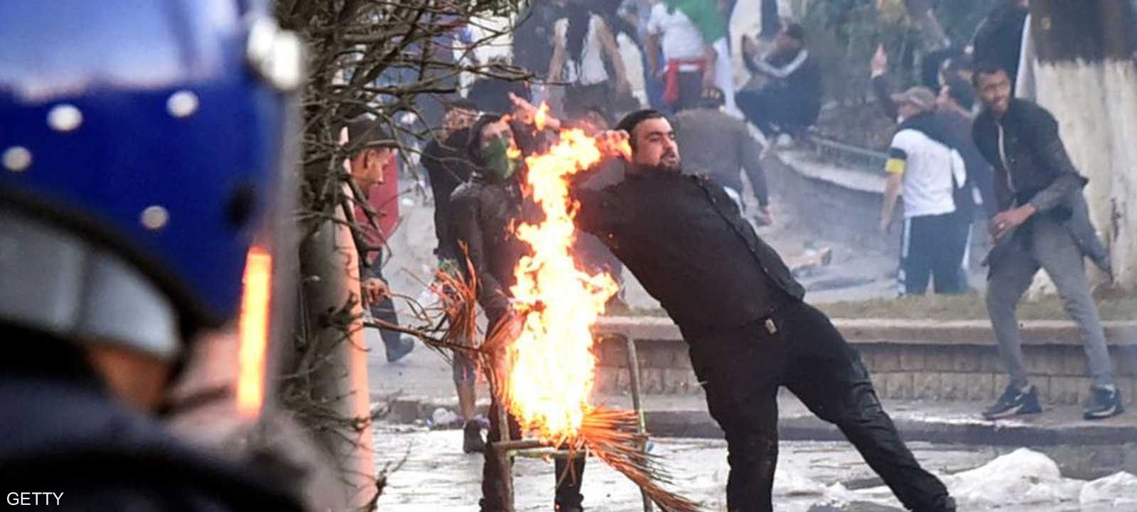 تظاهرات الجزائر شهدت أعمال عنف