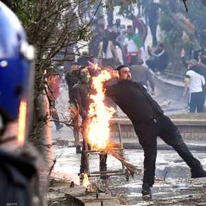 تظاهرات الجزائر شهدت أعمال عنف