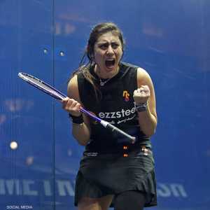 نور الشربيني المصنفة ثانيا عالميا