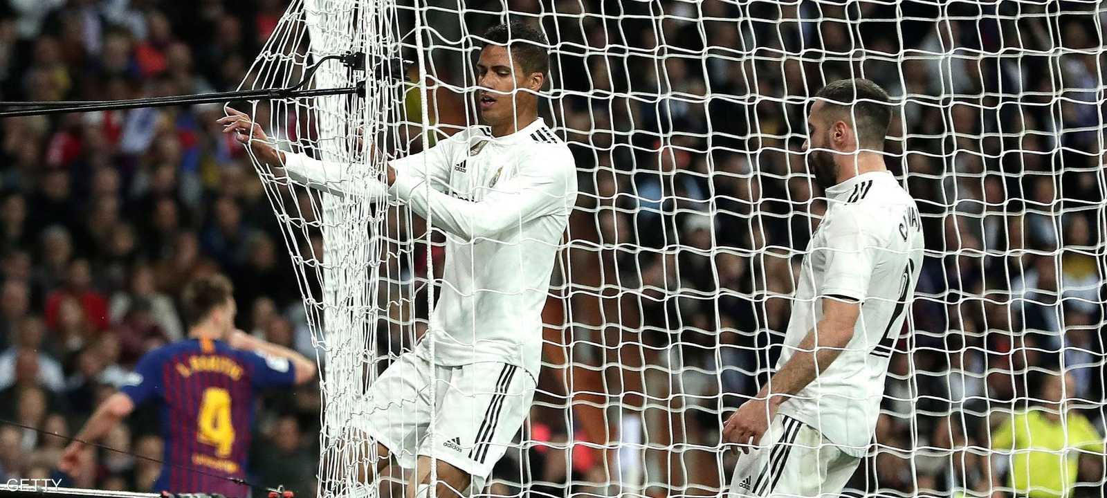 هدف راكيتش ولاعبو الريال مع الكرة في المرمى