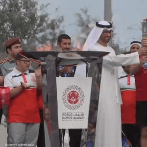 شعلة الأولمبياد الخاص تصل أبوظبي