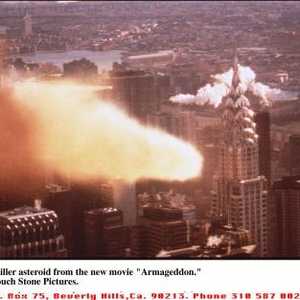 لقطة من فيلم أرماغيدون المتعلقة بتدمير كويكب يتجه للأرض