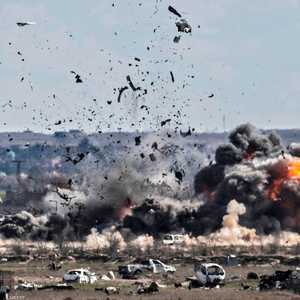 الباغوز لا تزال تشهد نزوحا حيث آخر جيب لتنظيم داعش.