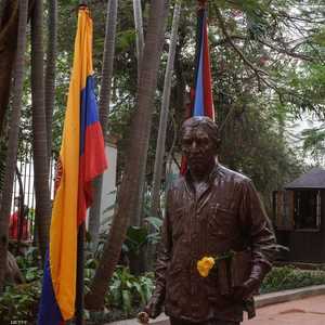 تمثال لغارسيا ماركيز في كولومبيا