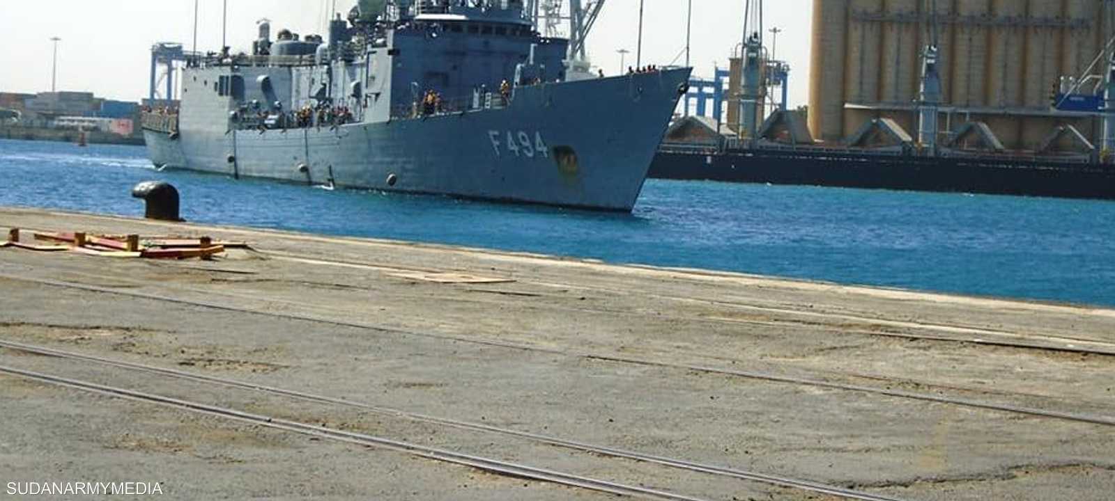 السفينة الحربية التركية ستمكث 3 أيام في بورتسودان