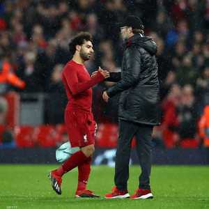 محمد صلاح ويورغن كلوب