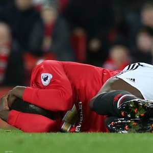 روميلو لوكاكو بعيد تعرضه لإصابة- أرشيف