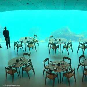 افتتاح أول مطعم أوروبي تحت الماء