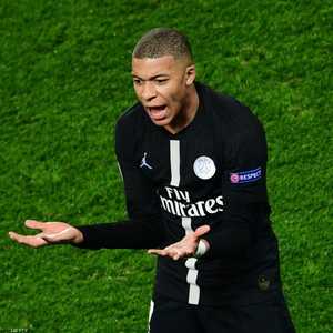 لاعب باريس سان جيرمان الفرنسي كيليان مبابي