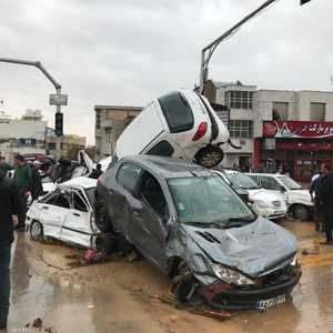 سيول إيران تسببت في خسائر كبيرة