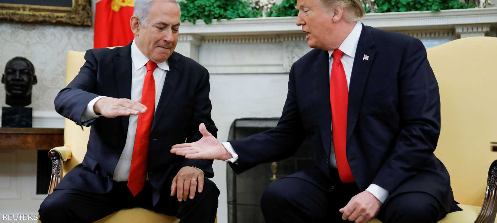 ترامب اعترف بسيادة إسرائيل على الجولان