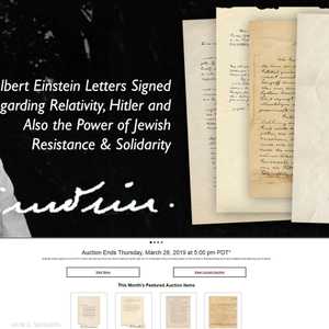 أظهرت الرسائل المحنة التي كان يعيشها أينشتاين بسبب هتلر