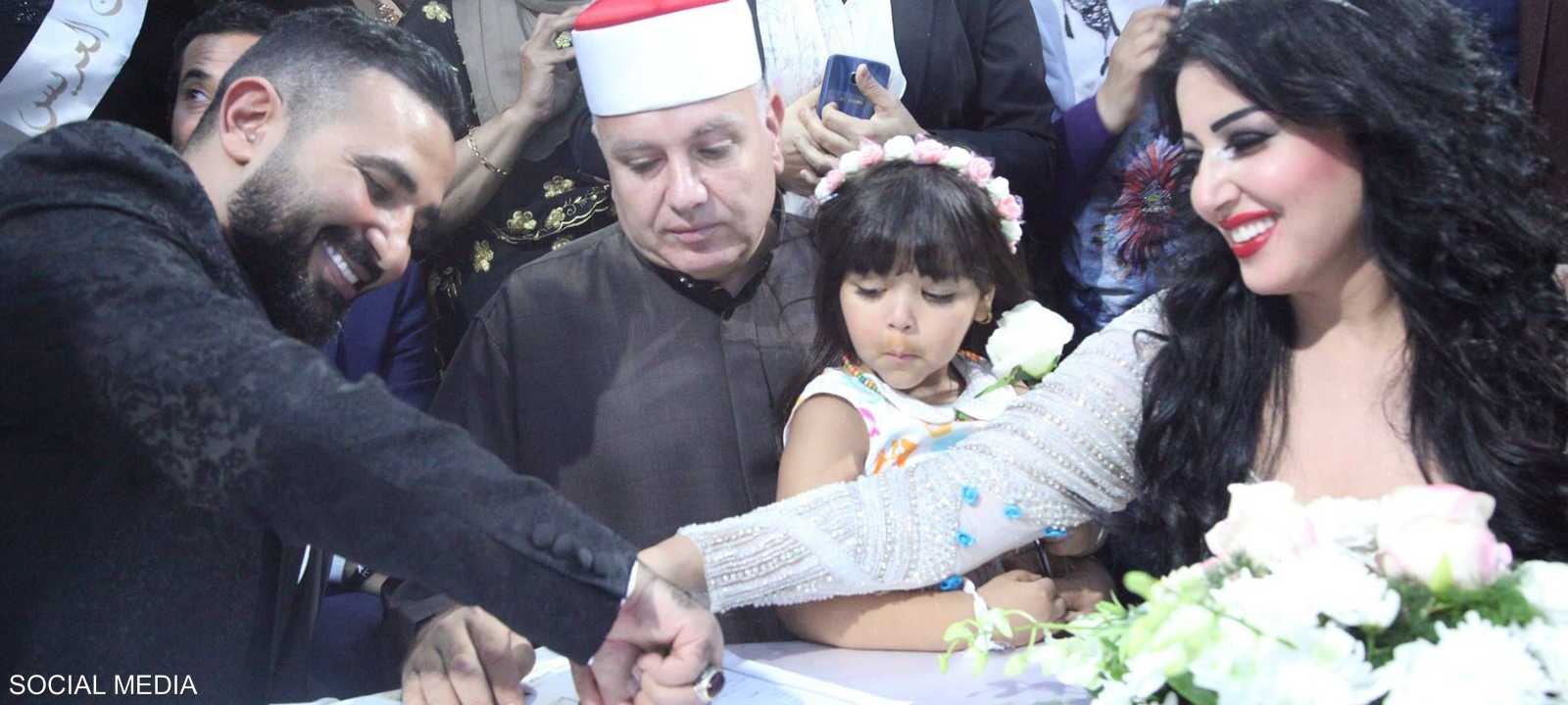 سمية الخشاب وأحمد سعد