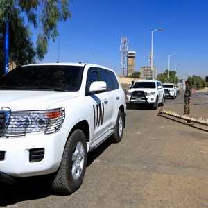 سيارات تابعة للأمم المتحدة في اليمن