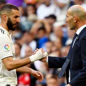 زين الدين زيدان وكريم بنزيمة