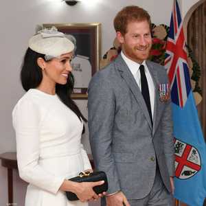 الأمير البريطاني هاري وزوجته ميغان