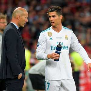 تدرب رونالدو لموسمين ونصف تحت قيادة زيدان