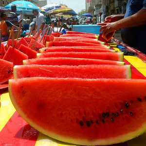 90 في المئة من وزن البطيخ ماء.