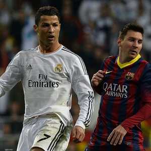 ميسي يلحق برونالدو برقم تاريخي