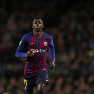 ديمبلي أصيب بتمزق عضلي خلال مباراة فريقه ضد ليون الفرنسي