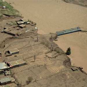 جانب من الفيضانات في إيران