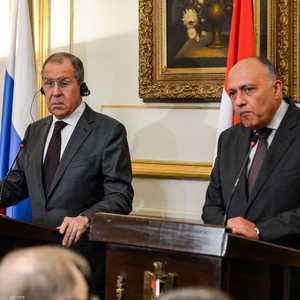 وزير الخارجية المصري ونظيره الروسي