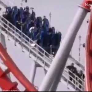 لحظات من "الرعب المعلق" في مدينة ملاهي بريطانية