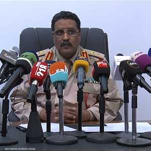 الناطق الرسمي باسم الجيش الليبي اللواء أحمد المسماري