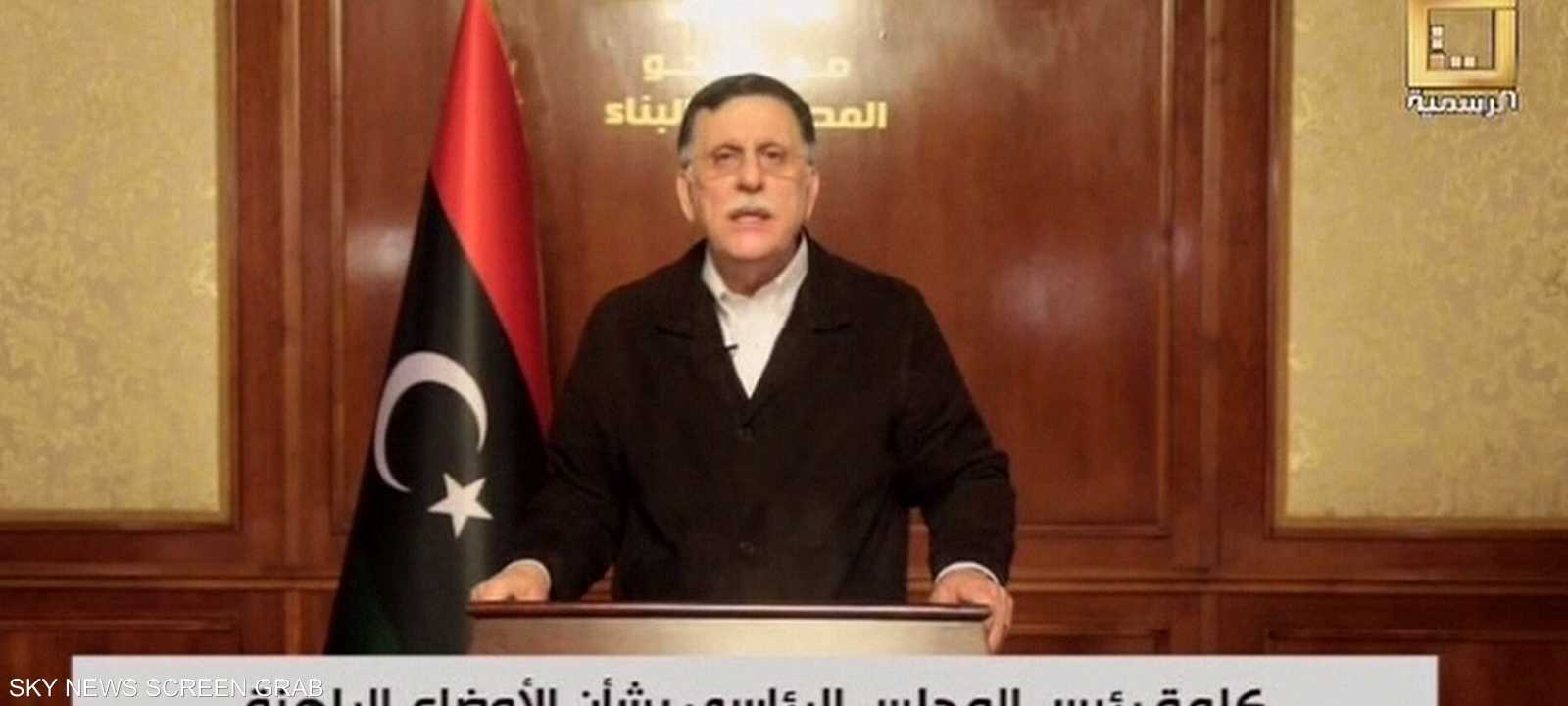 رئيس المجلس الرئاسي لحكومة الوفاق في ليبيا فائز السراج